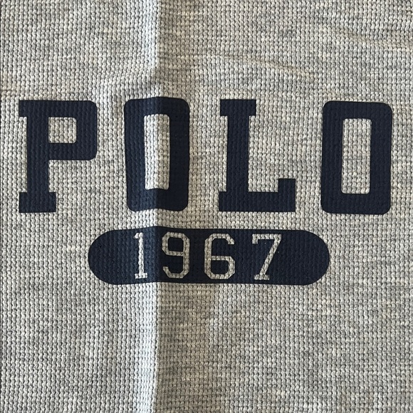 Polo Ralph Lauren Beige Waffle Knit Top - Picture 4 of 8